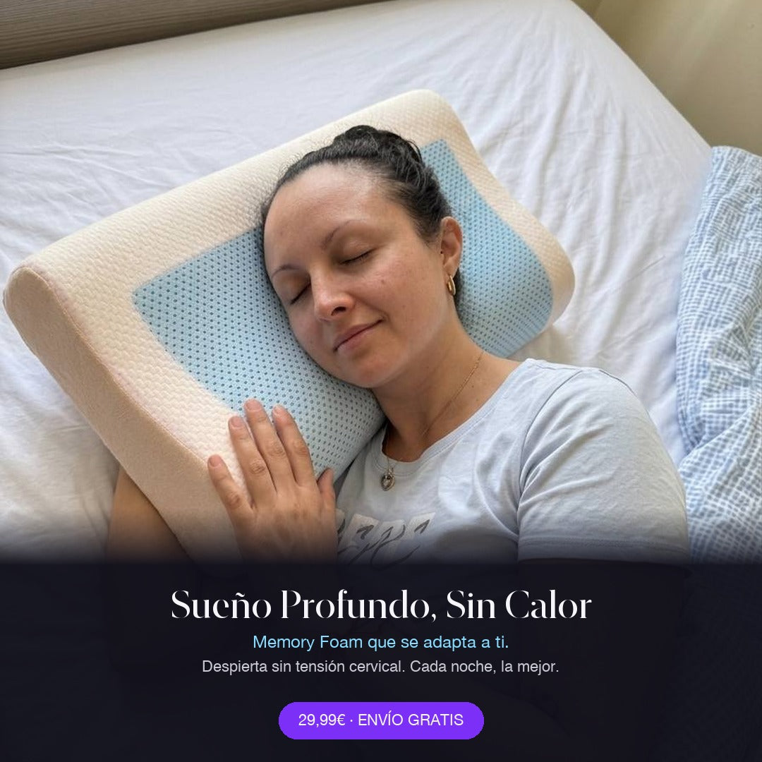 Sueño profundo sin calor — Memory Foam adaptable