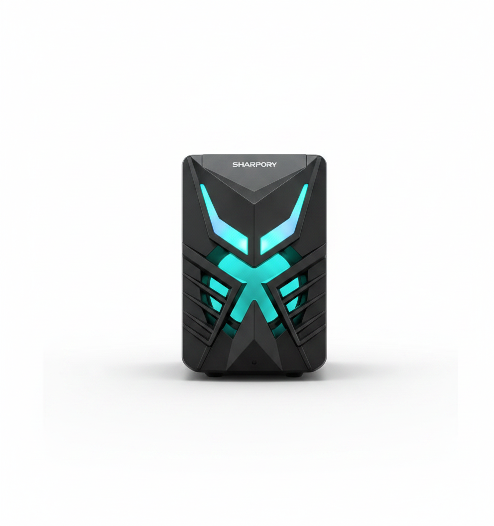 Mini Altavoz Bluetooth Portátil con Luces LED | Sonido 360° 