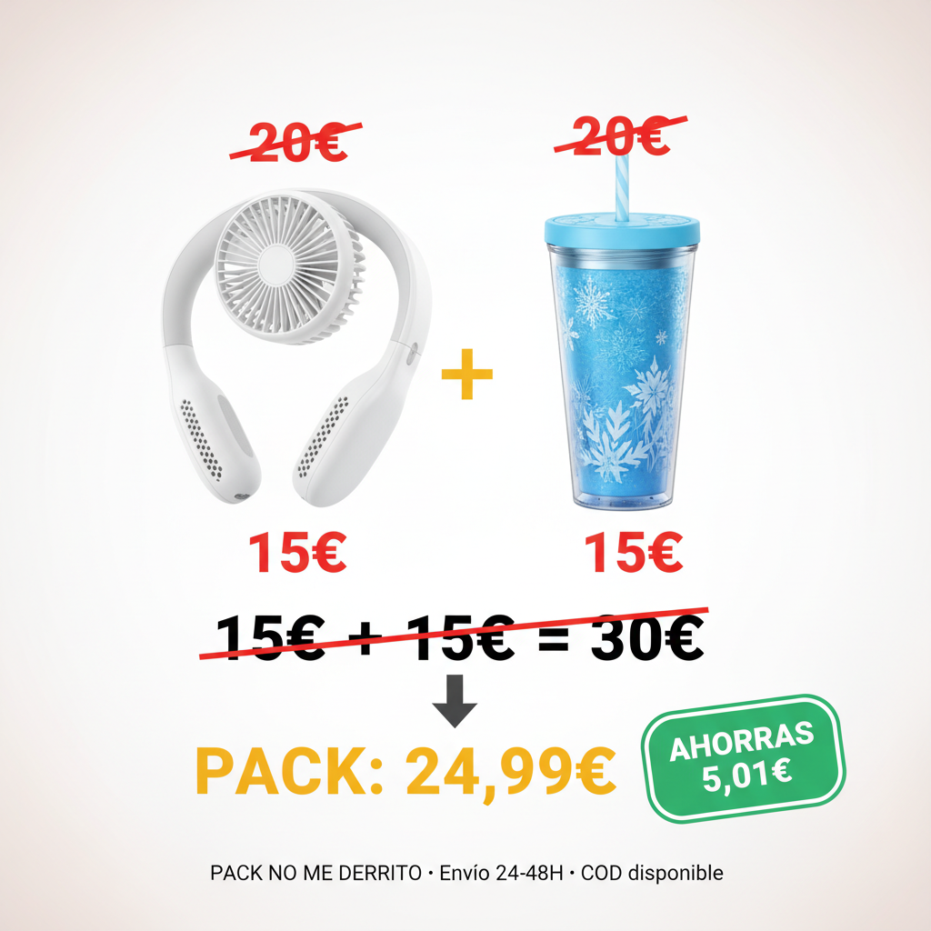 Ahorra 5,01€ · 15€ + 15€ = 30€ → Pack 24,99€