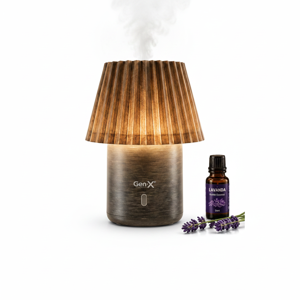 Humidificador con Luz Cálida LED Gen-X | Difusor Aromas Prem