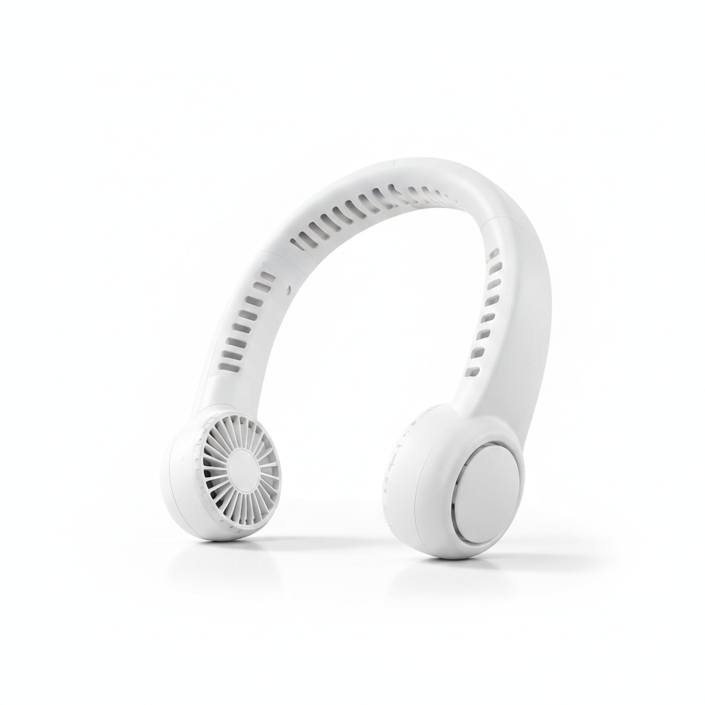 Ventilador de Cuello Portátil USB · 3 Velocidades Silencioso