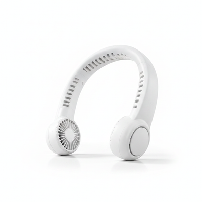 Ventilador de Cuello Portátil USB · 3 Velocidades Silencioso · Manos Libres