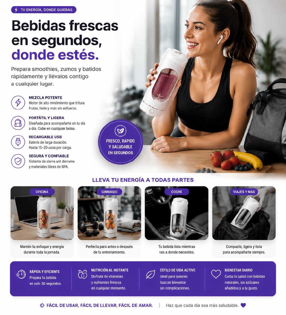 Bebidas frescas donde estés