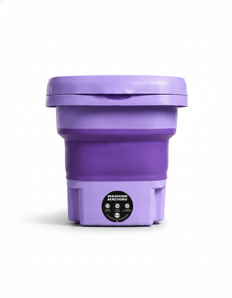 Mini Lavadora Plegable Portátil — Lava Ropa en Minutos (Envío Gratis)