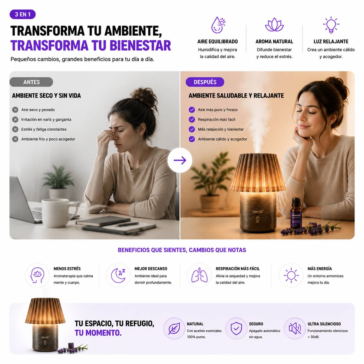 Transforma tu ambiente