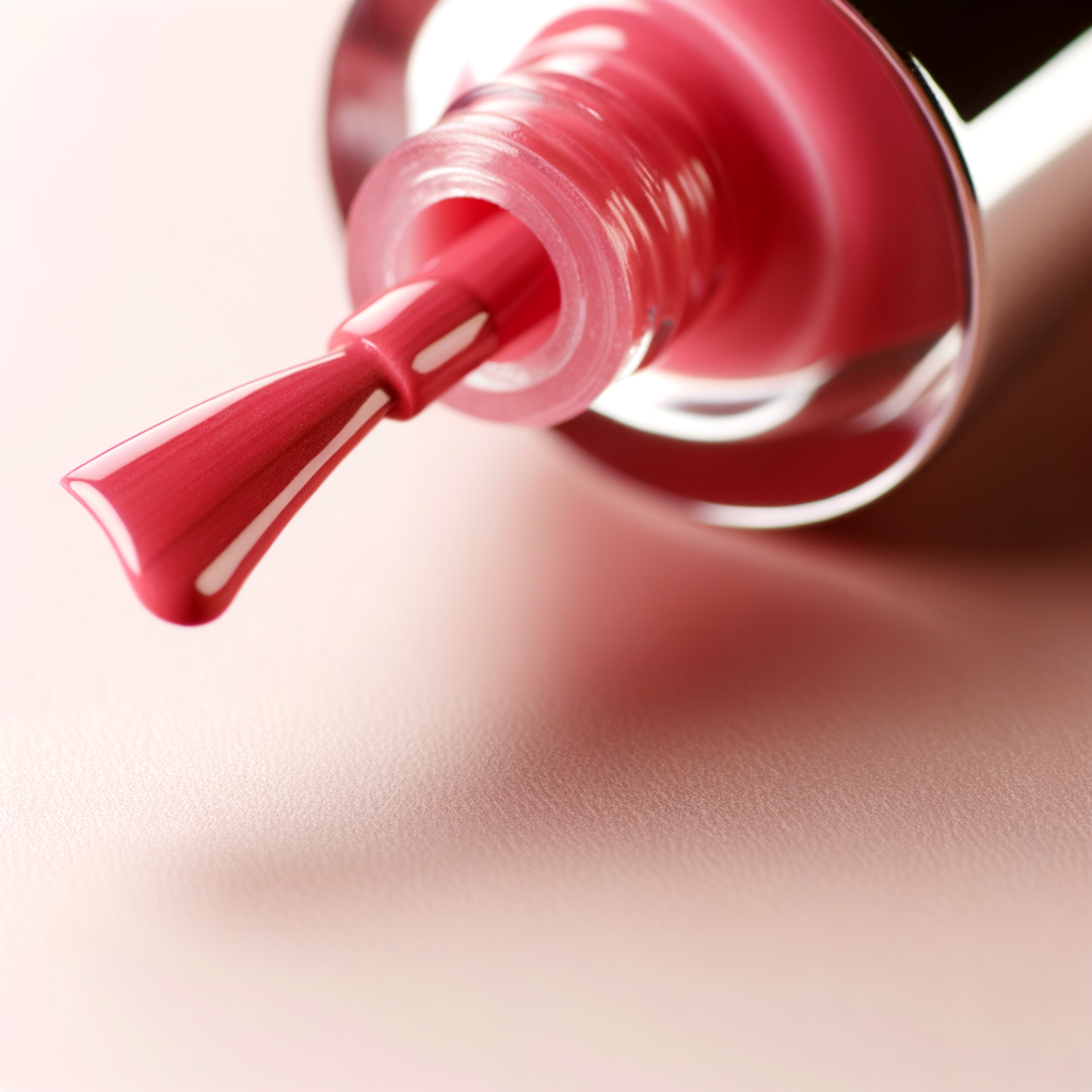 Gel Uñas detalle close-up aplicacion