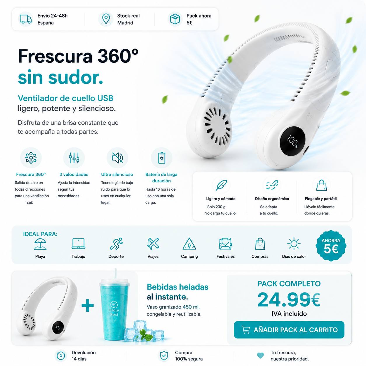 Frescura 360 sin sudor