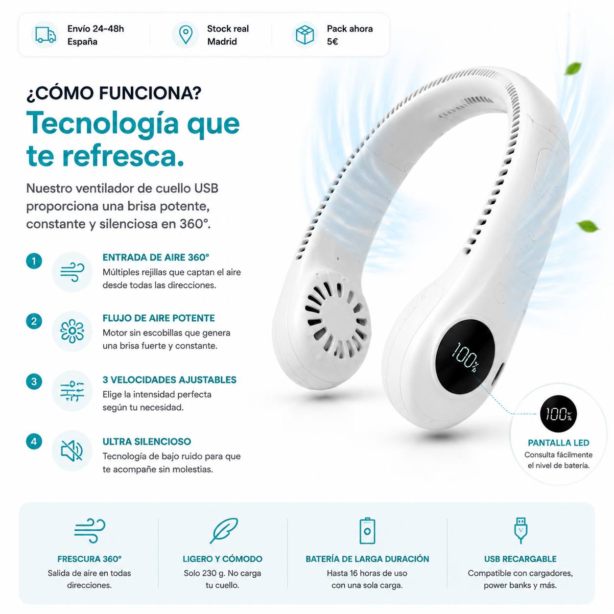 Tecnología que te refresca