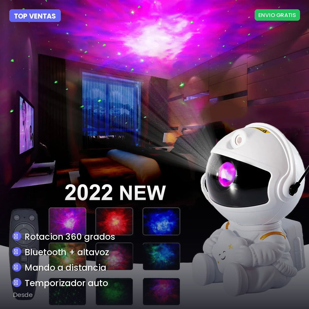 Proyector Galaxia Astronauta - Convierte tu Habitacion en el Universo