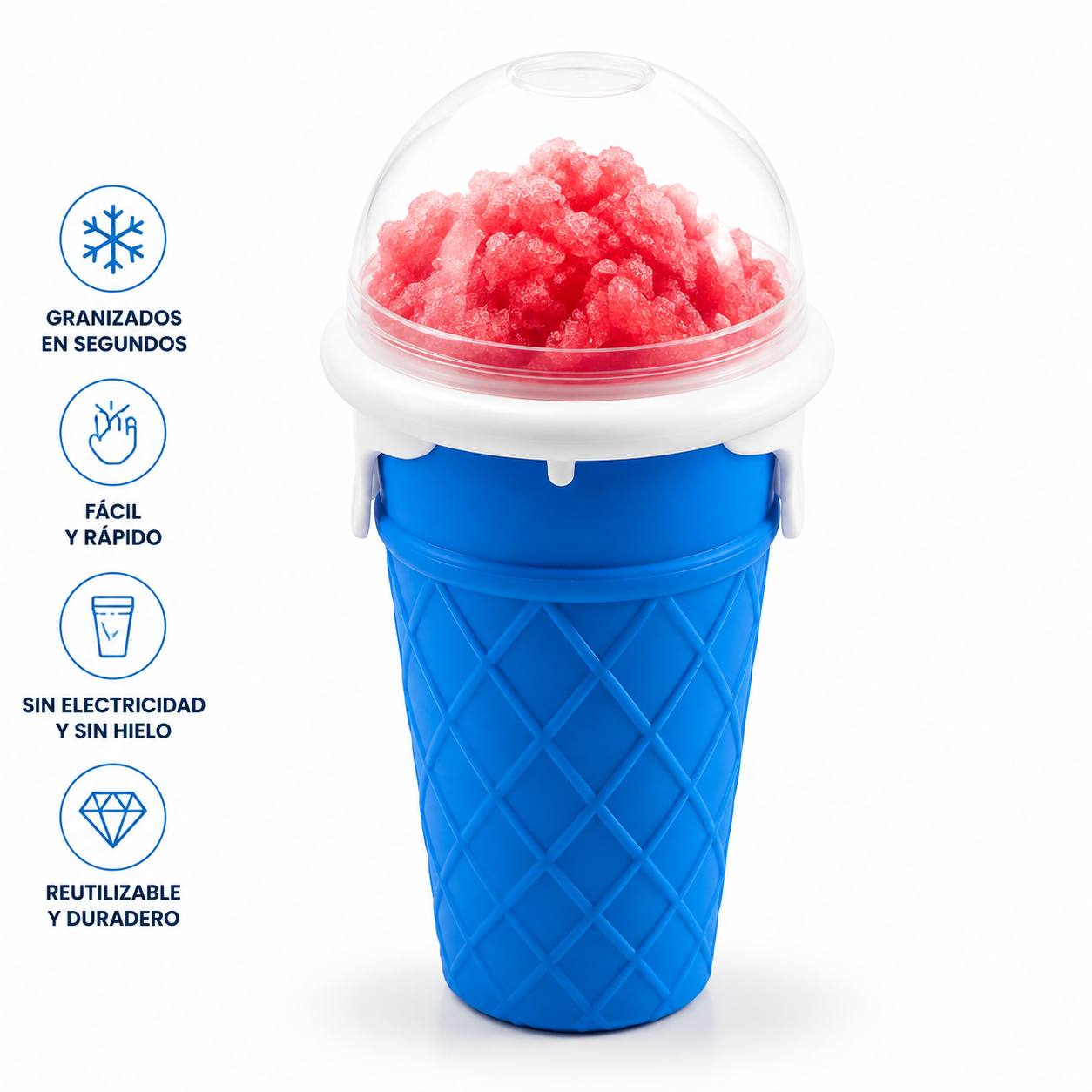 Vaso para Helados y Granizados Instantáneos | Frozen Magic Sin Electricidad